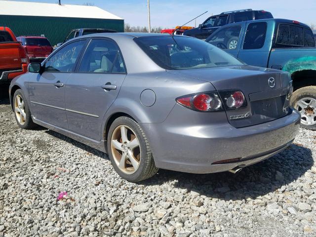 1YVHP80D175M24374 - 2007 MAZDA 6 S GRAY photo 3