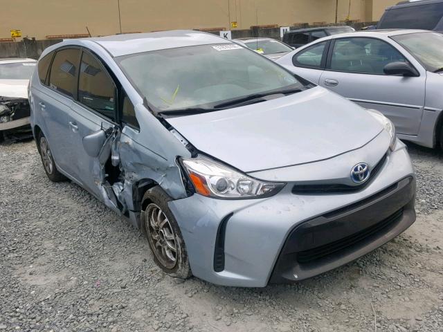 JTDZN3EUXFJ028963 - 2015 TOYOTA PRIUS V BLUE photo 1