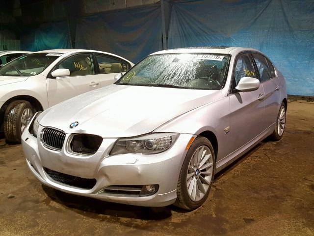 WBAPL5C5XBA921341 - 2011 BMW 335 XI SILVER photo 2