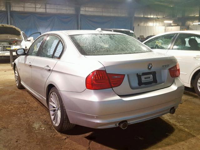 WBAPL5C5XBA921341 - 2011 BMW 335 XI SILVER photo 3