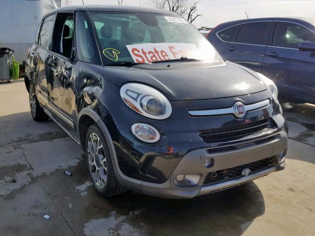 ZFBCFADH8EZ006362 - 2014 FIAT 500L TREKK BLACK photo 1