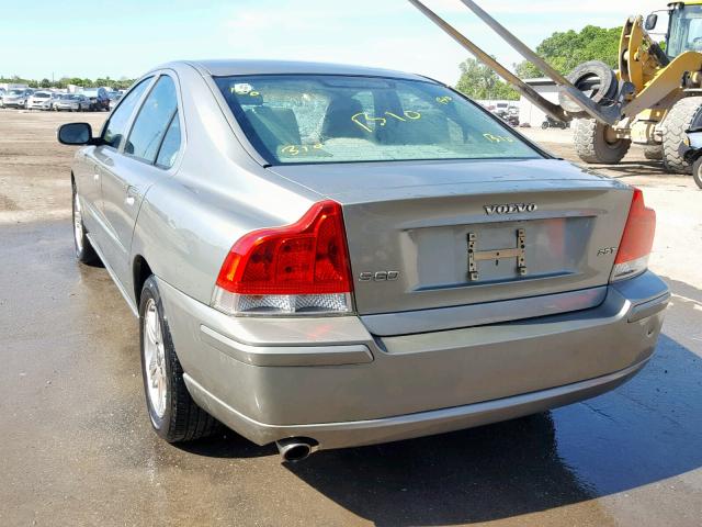 YV1RS592072618480 - 2007 VOLVO S60 2.5T GREEN photo 3