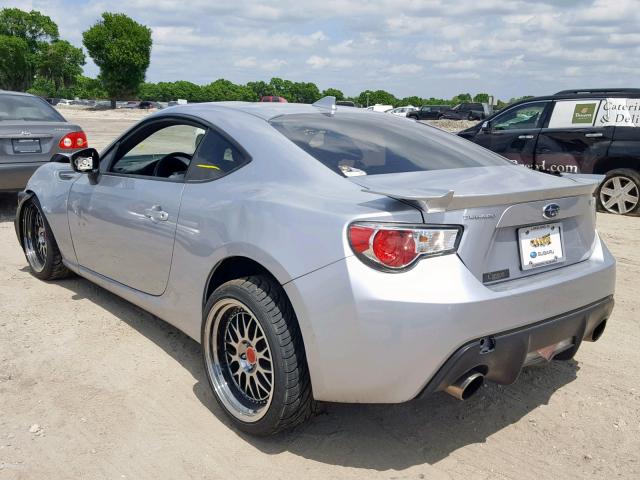 JF1ZCAC13F9606041 - 2015 SUBARU BRZ 2.0 LI SILVER photo 3