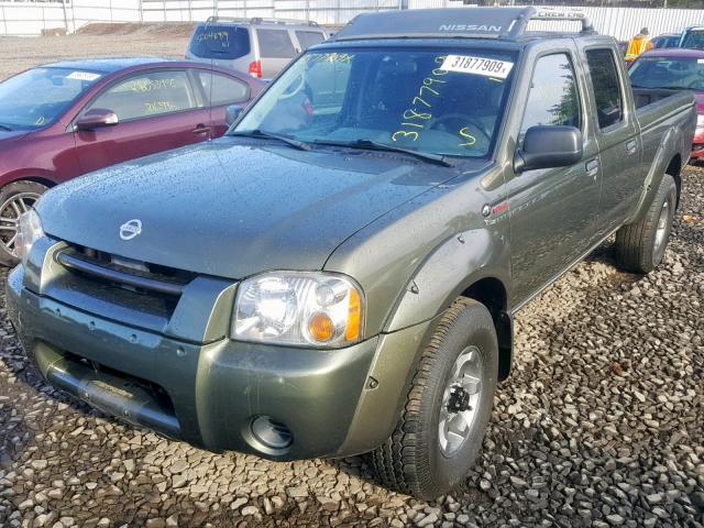 1N6MD29Y83C401502 - 2003 NISSAN FRONTIER C GREEN photo 2