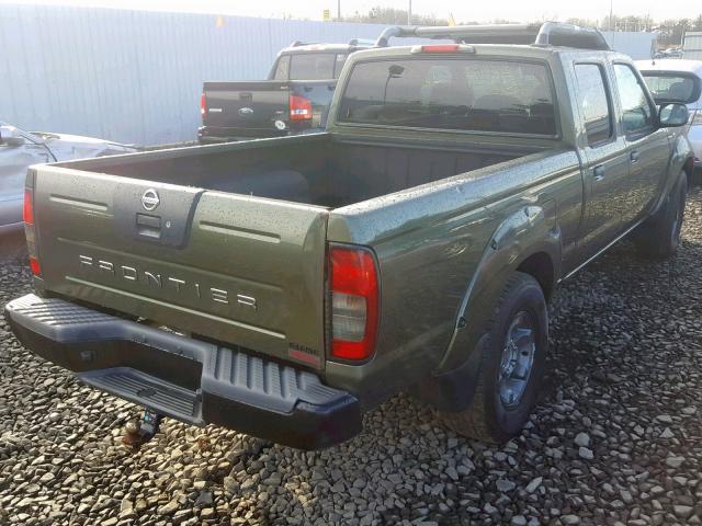 1N6MD29Y83C401502 - 2003 NISSAN FRONTIER C GREEN photo 4