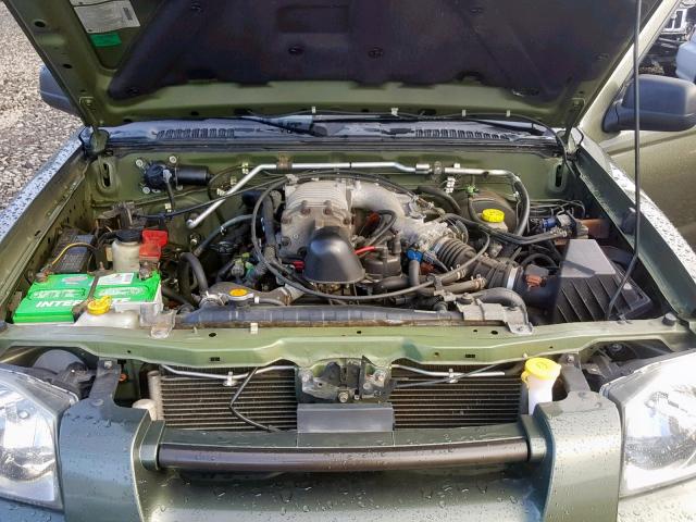 1N6MD29Y83C401502 - 2003 NISSAN FRONTIER C GREEN photo 7