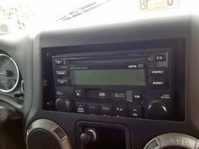 1C4AJWAG3CL193361 - 2012 JEEP WRANGLER S 黑色 照片 9