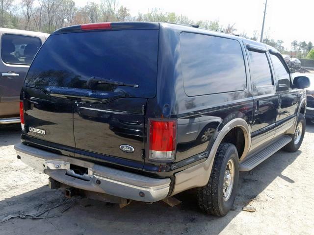 1FMNU43S9YED28395 - 2000 FORD EXCURSION BLACK photo 4