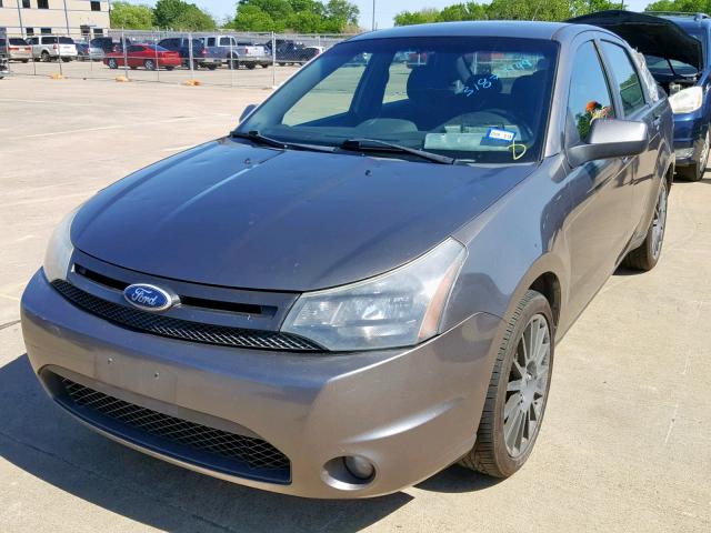 1FAHP3GN8BW184790 - 2011 FORD FOCUS SES GRAY photo 2