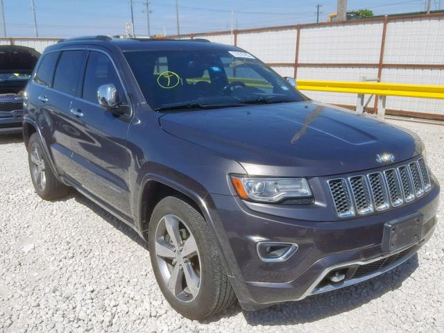 1C4RJECG2EC394102 - 2014 JEEP GRAND CHER GRAY photo 1