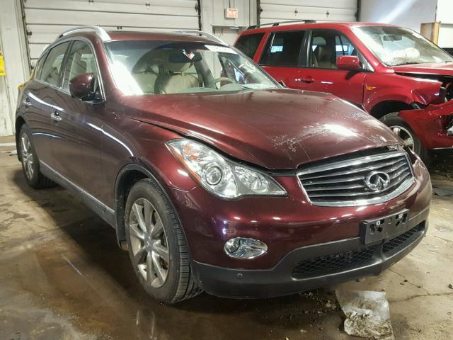 JN1AJ0HR6CM450594 - 2012 INFINITI EX35 BASE BURGUNDY photo 1