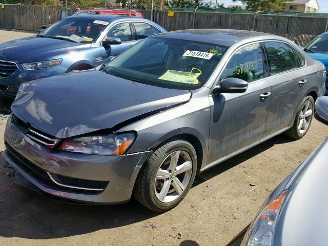 1VWAT7A37EC036784 - 2014 VOLKSWAGEN PASSAT S GRAY photo 2