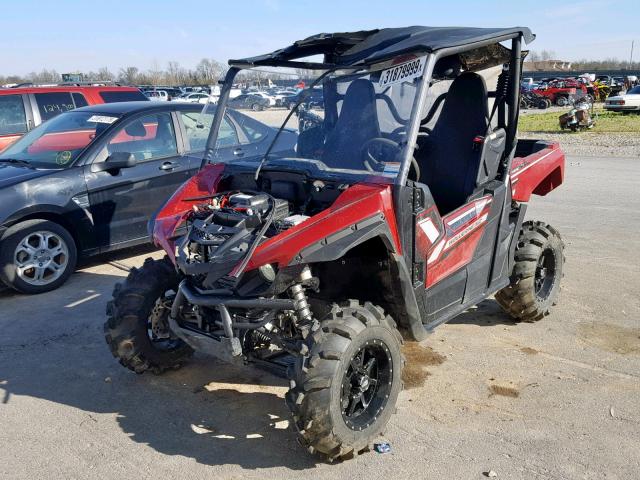 5Y4AN27YXKA101435 - 2019 YAMAHA YXE850 RED photo 2