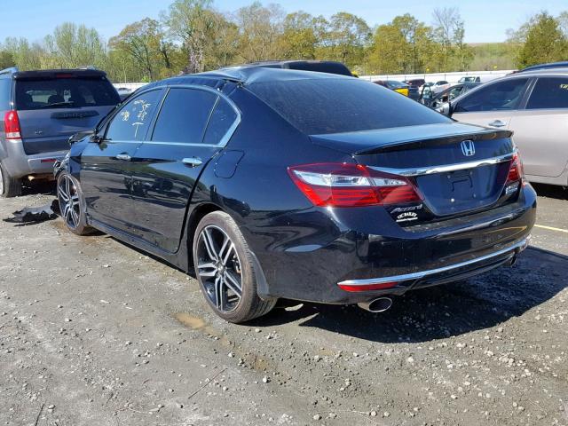 1HGCR2F12HA221783 - 2017 HONDA ACCORD SPO BLACK photo 3