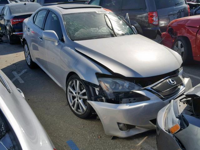 JTHBK262465016705 - 2006 LEXUS IS 250 SILVER photo 1