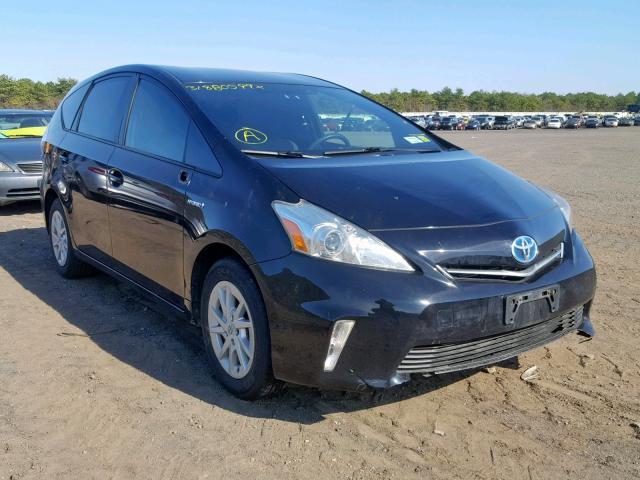 JTDZN3EU8E3294632 - 2014 TOYOTA PRIUS V BLACK photo 1