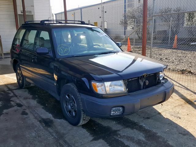 JF1SF6359WG770298 - 1998 SUBARU FORESTER L BLACK photo 1