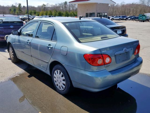 2T1BR32E05C443853 - 2005 TOYOTA COROLLA CE BLUE photo 3
