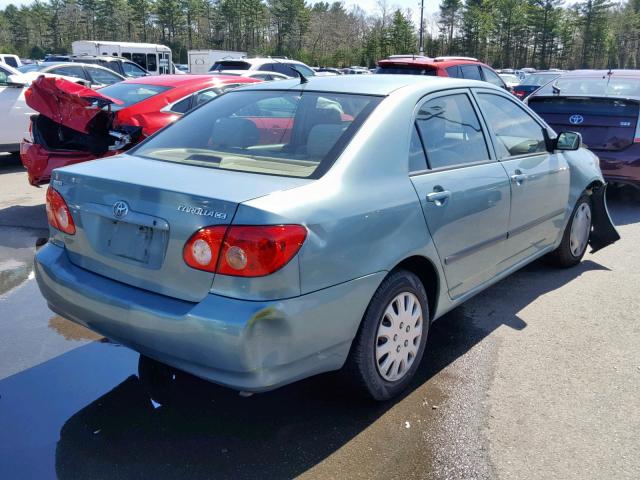2T1BR32E05C443853 - 2005 TOYOTA COROLLA CE BLUE photo 4