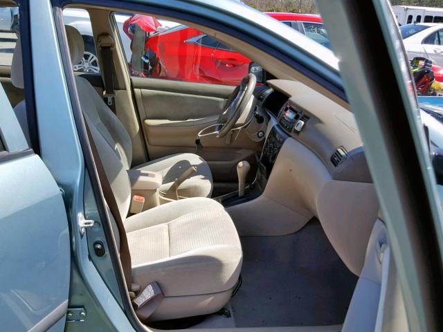 2T1BR32E05C443853 - 2005 TOYOTA COROLLA CE BLUE photo 5