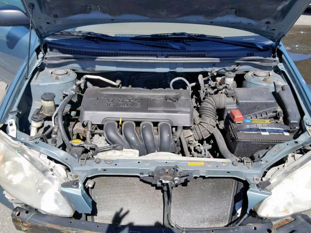 2T1BR32E05C443853 - 2005 TOYOTA COROLLA CE BLUE photo 7