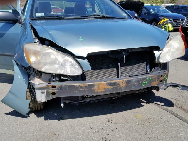 2T1BR32E05C443853 - 2005 TOYOTA COROLLA CE BLUE photo 9