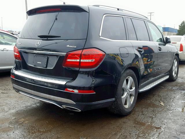 4JGDF6EE9HA842229 - 2017 MERCEDES-BENZ GLS 450 4M BLACK photo 4