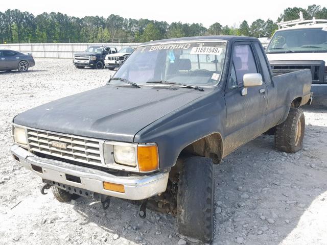 JT4RN67D5H5058639 - 1987 TOYOTA PICKUP XTR BLACK photo 2