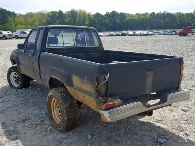 JT4RN67D5H5058639 - 1987 TOYOTA PICKUP XTR BLACK photo 3