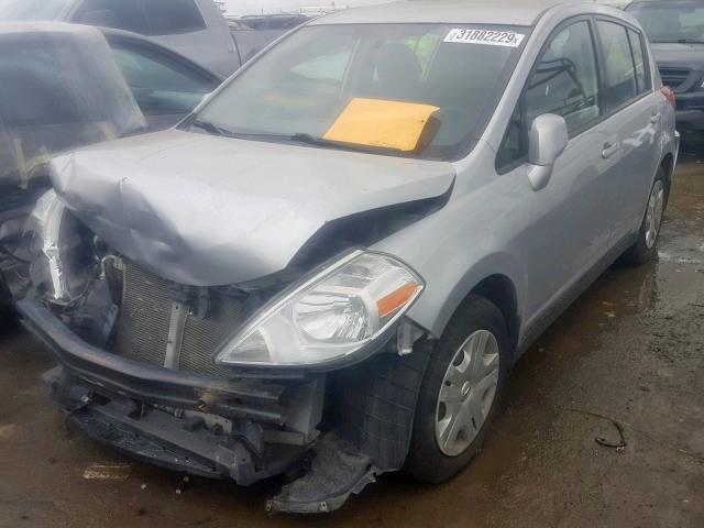 3N1BC1CP8BL494485 - 2011 NISSAN VERSA S Plata foto 2