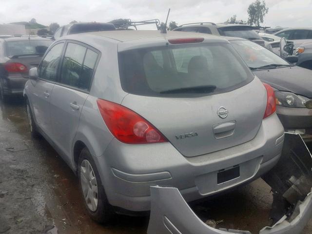3N1BC1CP8BL494485 - 2011 NISSAN VERSA S Plata foto 3