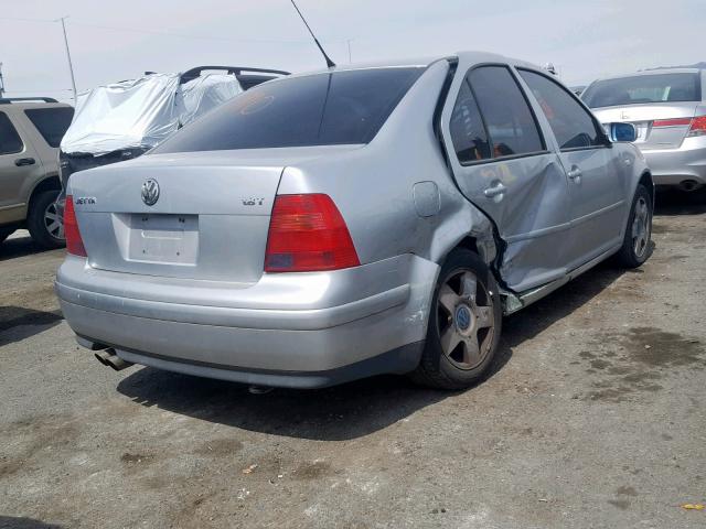 3VWSE69M12M081316 - 2002 VOLKSWAGEN JETTA GLS SILVER photo 4