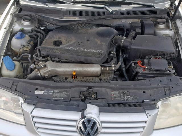 3VWSE69M12M081316 - 2002 VOLKSWAGEN JETTA GLS SILVER photo 7