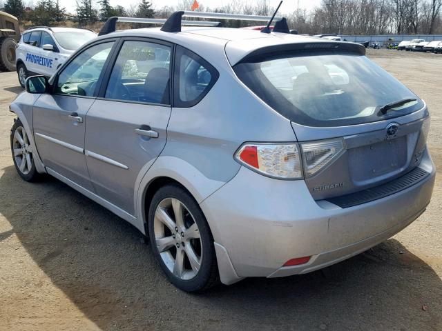 JF1GH63638H828332 - 2008 SUBARU IMPREZA OU SILVER photo 3