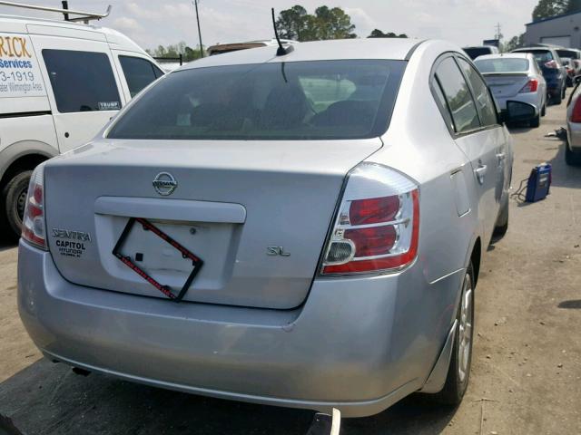 3N1AB61E08L653926 - 2008 NISSAN SENTRA 2.0 SILVER photo 4