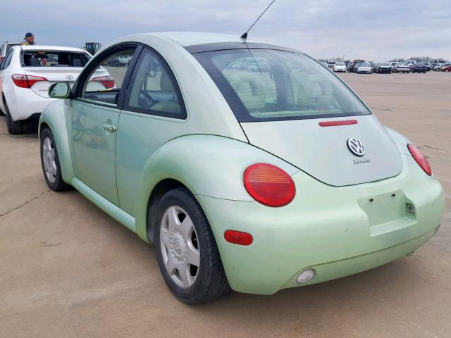 3VWCD21C61M443447 - 2001 VOLKSWAGEN NEW BEETLE Yaşıl foto 3