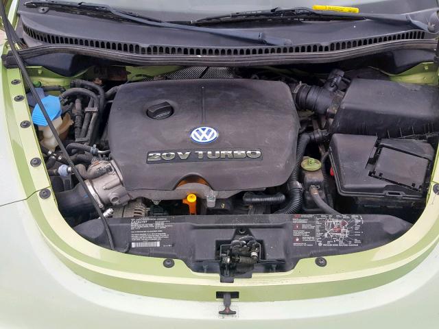 3VWCD21C61M443447 - 2001 VOLKSWAGEN NEW BEETLE Yaşıl foto 7