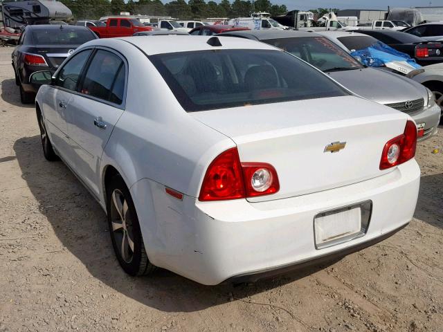 1G1ZC5E04CF382242 - 2012 CHEVROLET MALIBU 1LT თეთრი ფოტო 3