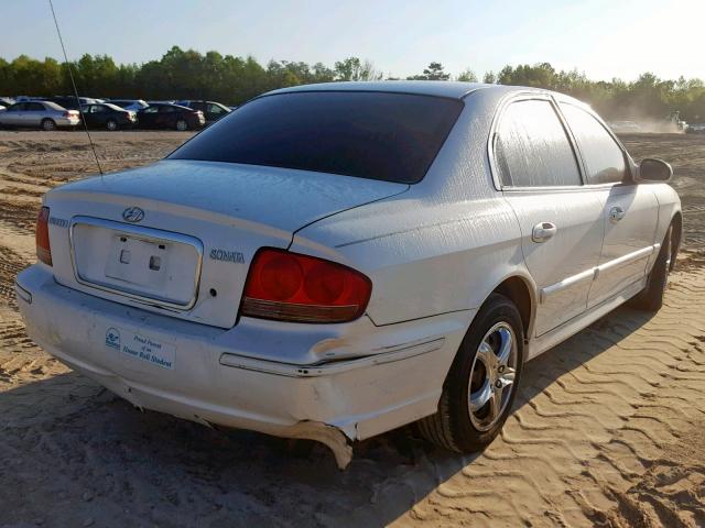 KMHWF25S64A968775 - 2004 HYUNDAI SONATA GL WHITE photo 4