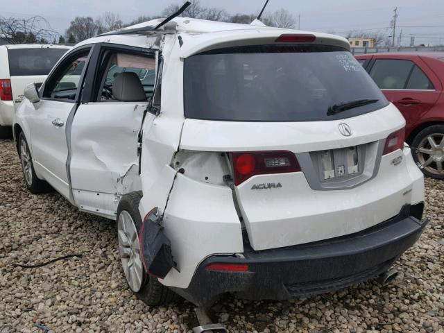 5J8TB1H55CA002016 - 2012 ACURA RDX TECHNO WHITE photo 3