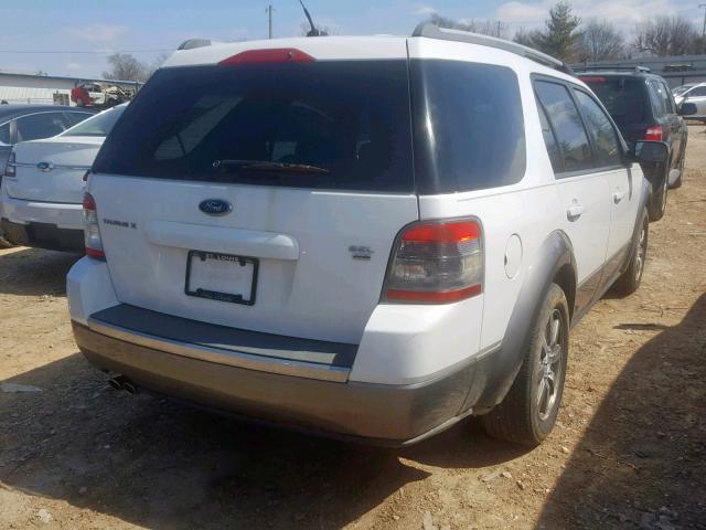 1FMDK05W58GA08327 - 2008 FORD TAURUS X S WHITE photo 4