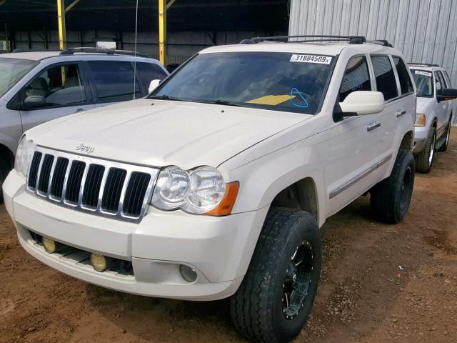 1J4RR5GTXAC151027 - 2010 JEEP GRAND CHER WHITE photo 2