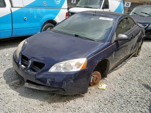 1G2ZH36N384263807 - 2008 PONTIAC G6 GT BLUE photo 2