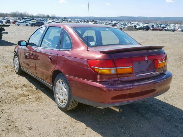 1G8JT52F91Y520107 - 2001 SATURN L200 BURGUNDY photo 3