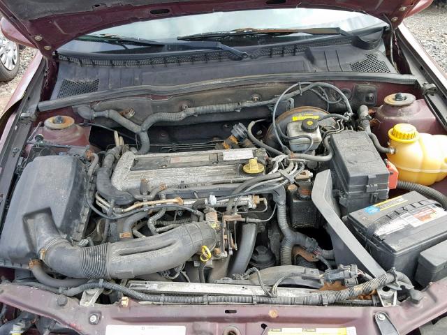 1G8JT52F91Y520107 - 2001 SATURN L200 BURGUNDY photo 7