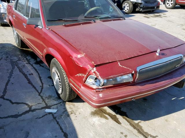 1G4AG5548R6499578 - 1994 BUICK CENTURY SP BURGUNDY photo 9