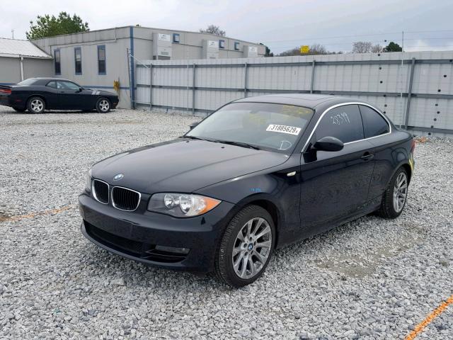 WBAUP73508VF06102 - 2008 BMW 128 I BLACK photo 2