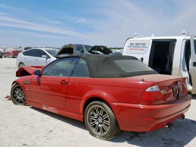 WBSBR93402EX24075 - 2002 BMW M3 RED photo 3