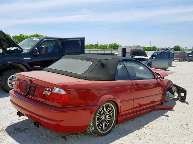 WBSBR93402EX24075 - 2002 BMW M3 RED photo 4