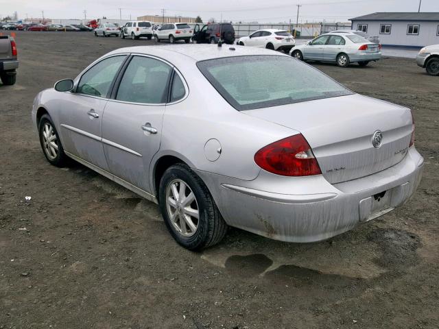 2G4WD532451210942 - 2005 BUICK LACROSSE C SILVER photo 3